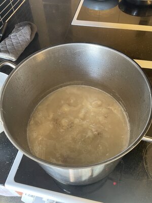 Tonkontsu ramen broth
