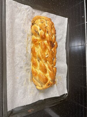Vánočka/Czech Christmas plaited bread

